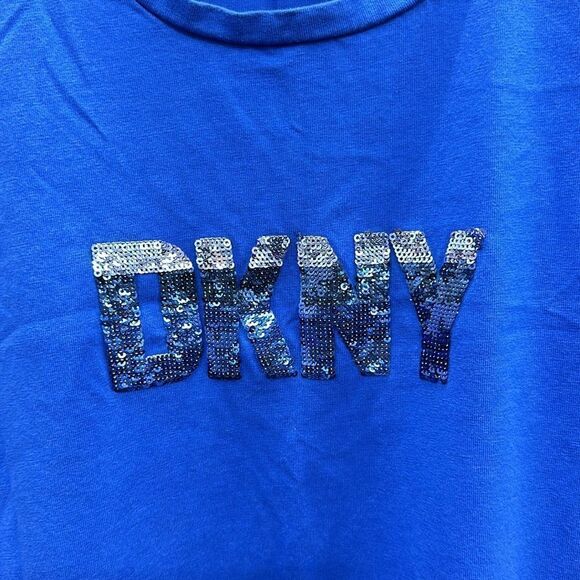 Womens DKNY blue dress sz M - Picture 2 of 3